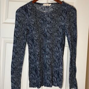 Tory Burch Snakeskin Top